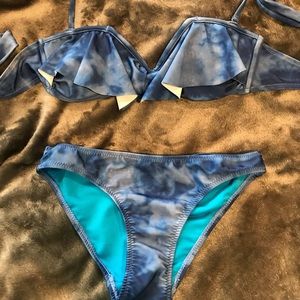 Tie dye aero bikini